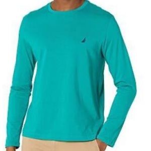 Teal Nautica long T shirt